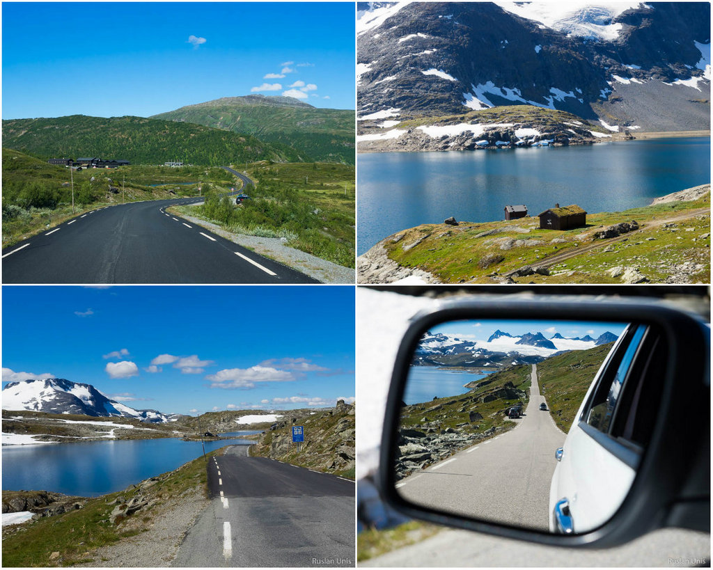 Панорамная дорога 55 в Норвегии - как доехать и что интересного